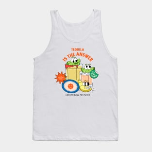 Tequila Lover Drink Drinking Shots Party Fiesta Tank Top